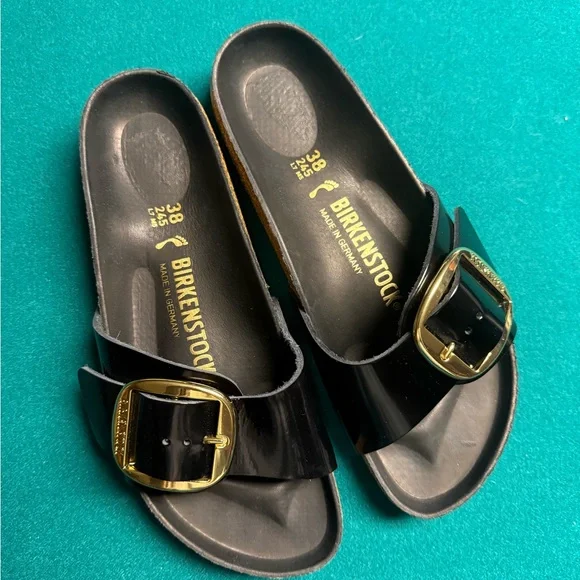 Birkenstock Madrid Big Buckle Slide Sandal - Picture 2 of 5